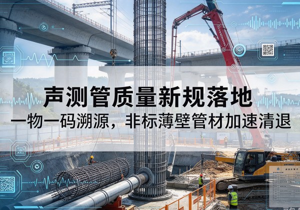 海北声测管质量新规落地，一物一码溯源，非标薄壁管材加速清退