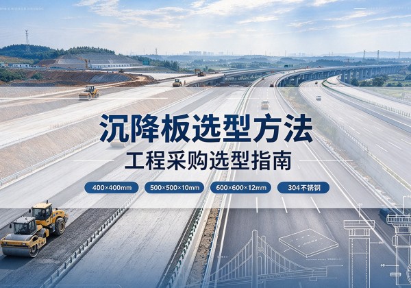 海北沉降板选择方法
